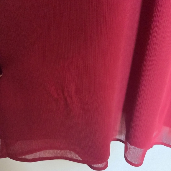 Madewell Womens Red Midi Dress Size 4 - Picture 6 of 8